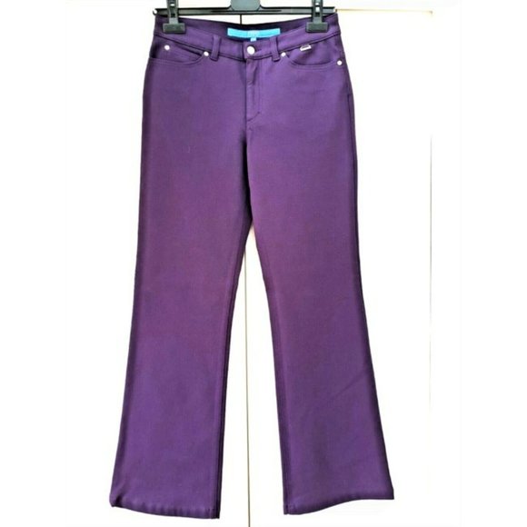 ESCADA SPORT Designer Purple Bootcut Jeans - Superb Condition Size 38 - Picture 1 of 7